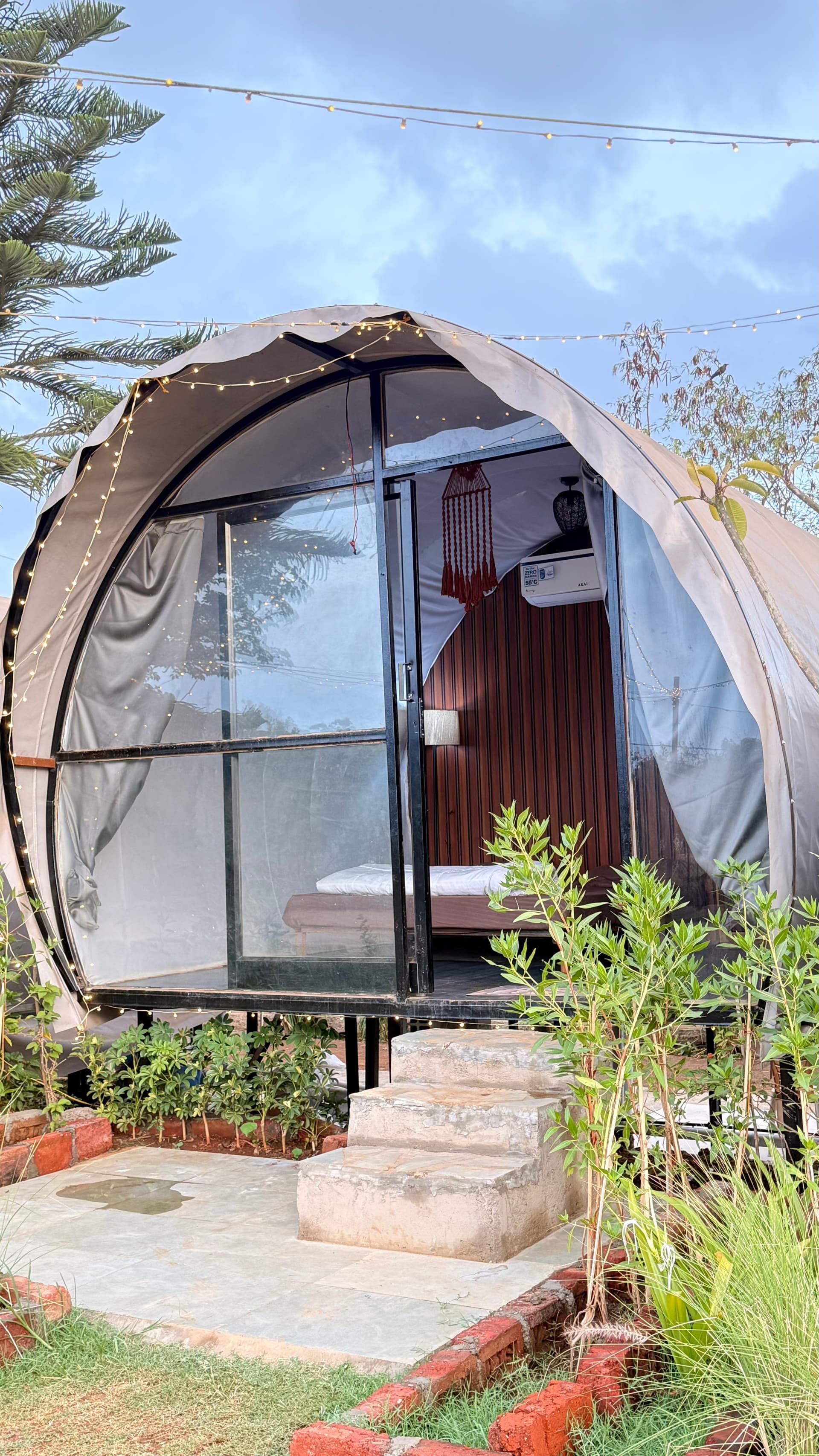 Standard Camping Tent tent interior setup